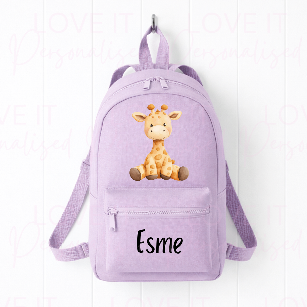 Personalised Children’s Giraffe Mini Backpack