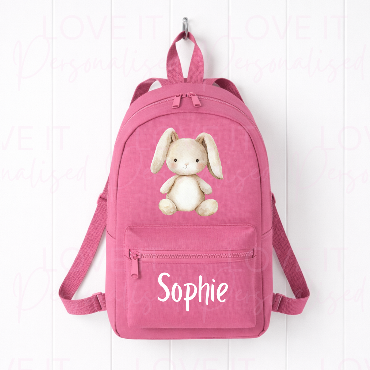 Personalised Children’s Bunny Mini Backpack