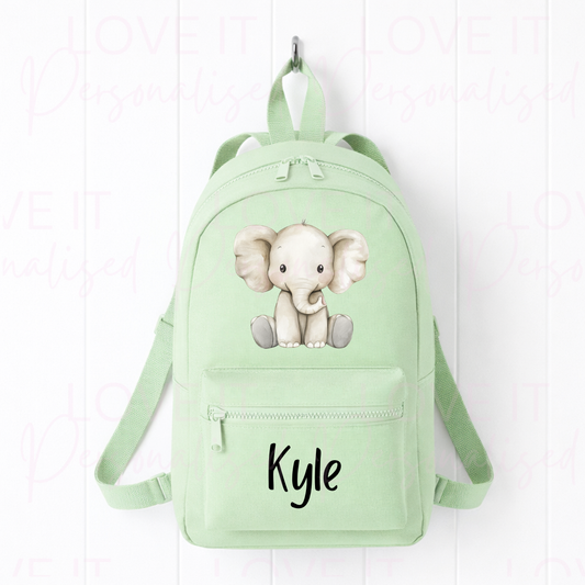 Personalised Children’s Elephant Mini Backpack