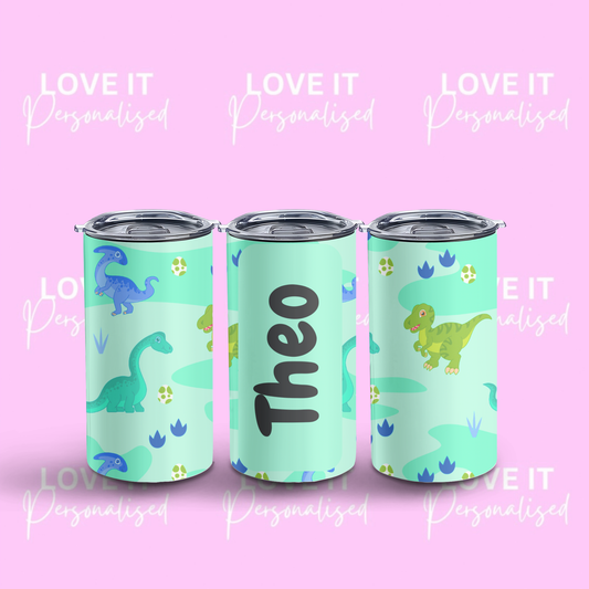 Personalised Dinosaur 12oz Tumbler