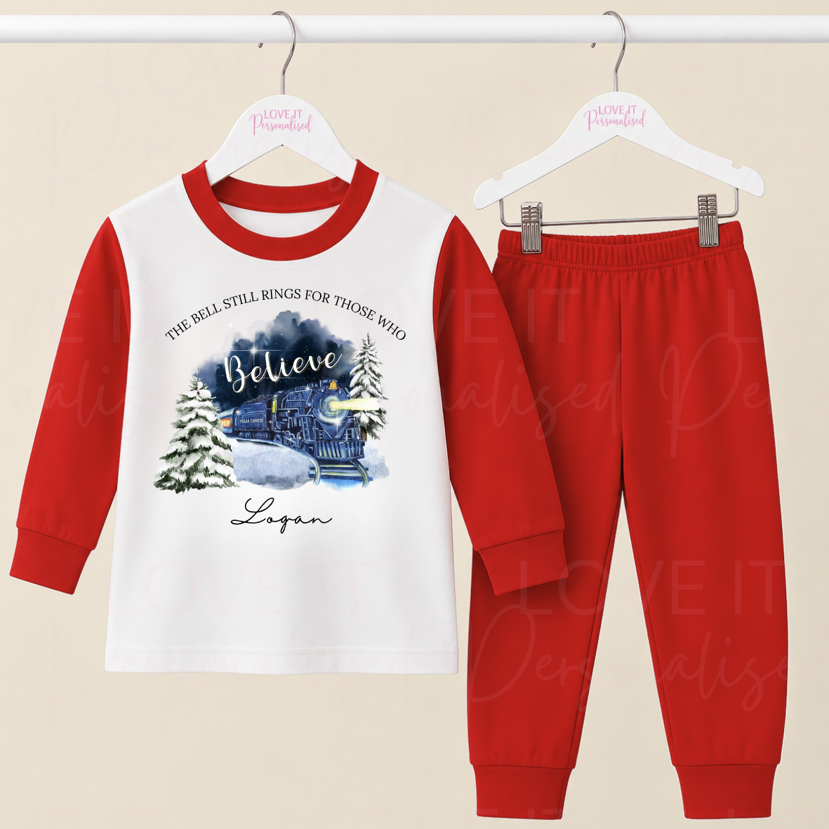 Personalised Express Train Pyjamas