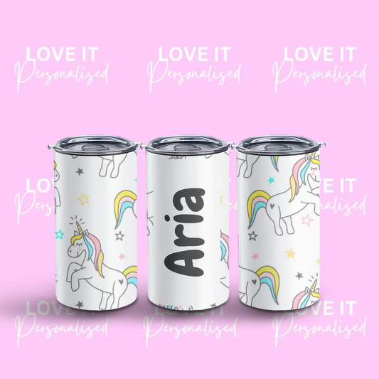 Personalised Unicorn 12oz Tumbler